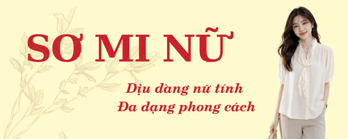 Áo sơ mi cộc tay nữ