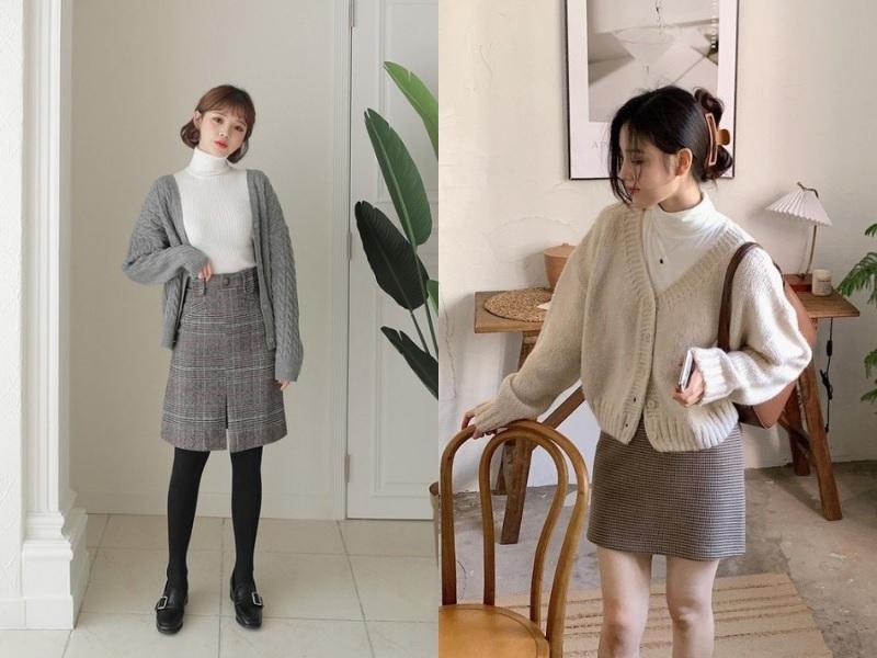 Các mẫu áo khoác len nữ "Hot" hiện nay